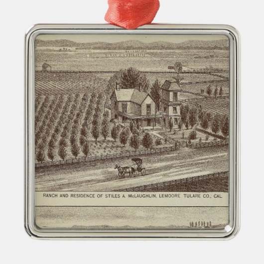 Lemoore, Armona ranches Metalen Ornament (Voorkant)