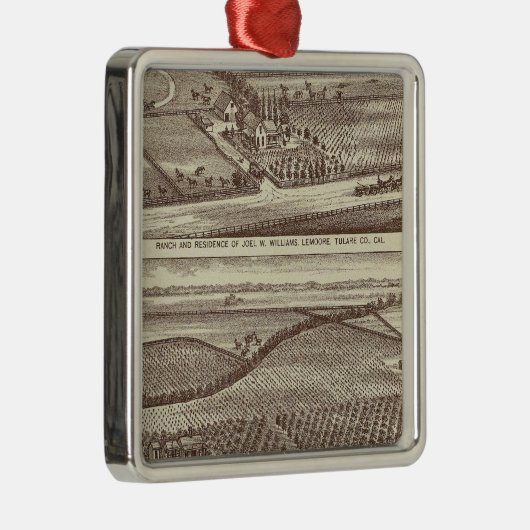 Lemoore, Armona ranches Metalen Ornament (Rechts)