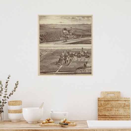 Lemoore, Armona ranches Poster (Keuken)