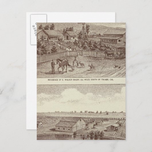 Lemoore Armona rangschikt 2 Briefkaart (Voorkant / Achterkant)