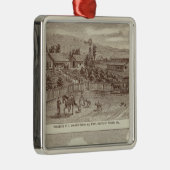 Lemoore Armona rangschikt 2 Metalen Ornament (Rechts)