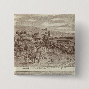 Lemoore Armona rangschikt 2 Vierkante Button 5,1 Cm