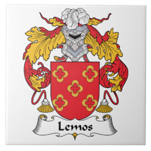 Lemos Family Crest Tegeltje