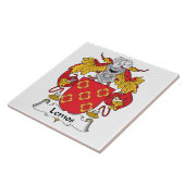 Lemos Family Crest Tegeltje (Zijkant)