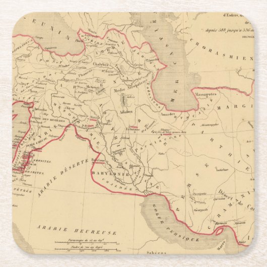 L'Empire des Perses Kartonnen Onderzetters (Voorkant)