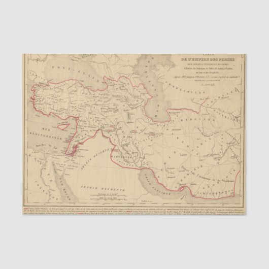 L'Empire des Perses Tissuepapier (Voorkant)