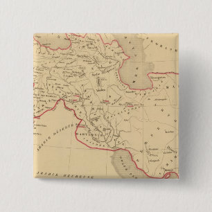 L'Empire des Perses Vierkante Button 5,1 Cm