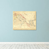 L'Empire Ottoman, la Grece et l'Italie Canvas Afdruk (Insitu (Houten vloer))