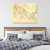L'Empire Ottoman, la Grece et l'Italie Canvas Afdruk (Insitu (Slaapkamer))