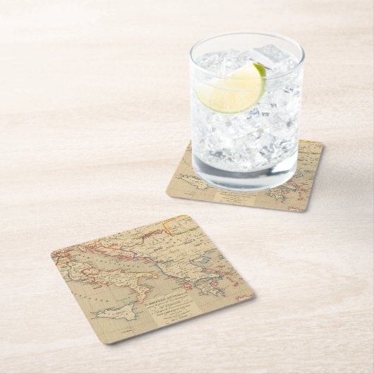 L'Empire Ottoman, l'Italie, 1400 a 1500 Kartonnen Onderzetters (Insitu)