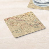 L'Empire Ottoman, l'Italie, 1400 a 1500 Kartonnen Onderzetters (Schuin)