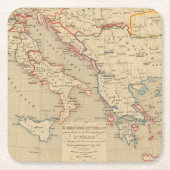 L'Empire Ottoman, l'Italie, 1400 a 1500 Kartonnen Onderzetters (Voorkant)