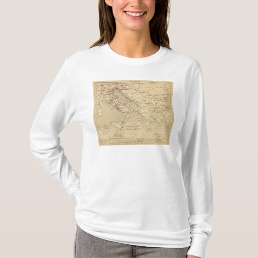 L'Empire Romain d'Orient, Royaume des Lombards T-shirt (Voorkant)