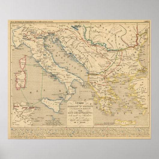 L'Empire Romain d'Orient, Roye des Ostrogoths Poster (Voorkant)