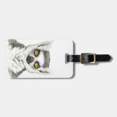 Lemur Bagagelabel (Voorkant horizontaal)