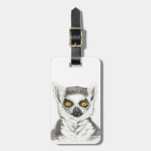 Lemur Bagagelabel (Voorkant verticaal)