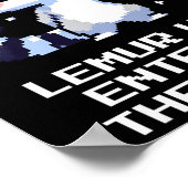 Lemur Betrad Lob Poster (Hoek)