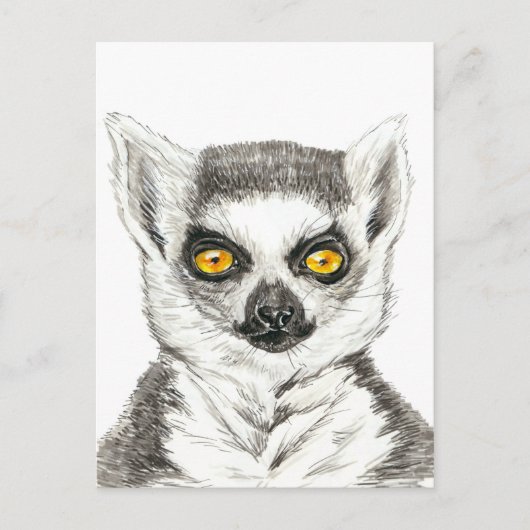 Lemur Briefkaart (Voorkant)
