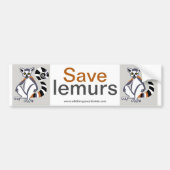 Lemur - bumpersticker (Voorkant)