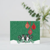 LEMUR CHRISTMAS BRIEFKAART (Staand voorkant)