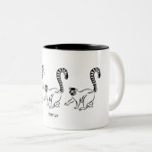 Lemur Coffee Cup Tweekleurige Koffiemok (Voorkant rechts)