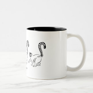 Lemur Coffee Cup Tweekleurige Koffiemok