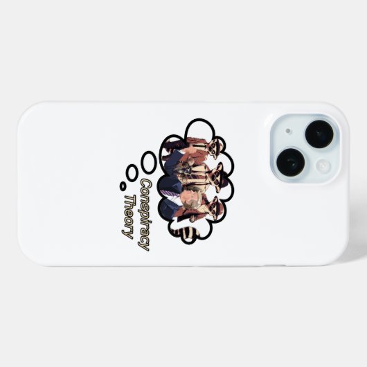Lemur-complottheorie Case-Mate iPhone Case (Achterkant (horizontaal))