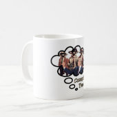 Lemur-complottheorie Koffiemok (Voorkant links)