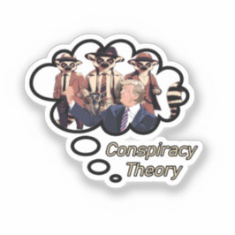 Lemur-complottheorie Sticker