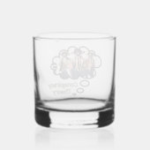 Lemur-complottheorie Whisky Glas (Voorkant)