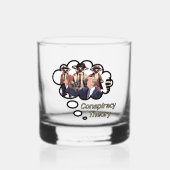 Lemur-complottheorie Whisky Glas (Achterkant)