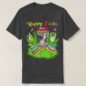 Lemur Dierenvriend Floral Easter Egg Funny Lemur E T-shirt (Design voorkant)