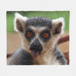 Lemur Fleece Deken
