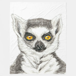 Lemur Fleece Deken