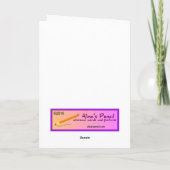 Lemur hou van je zoveel Moederdag Kaart Sjabloon (Achterkant)