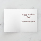 Lemur hou van je zoveel Moederdag Kaart Sjabloon (Binnen)