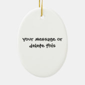 Lemur houdt van je, deze veel grappige vaderdag keramisch ornament (Achterkant)