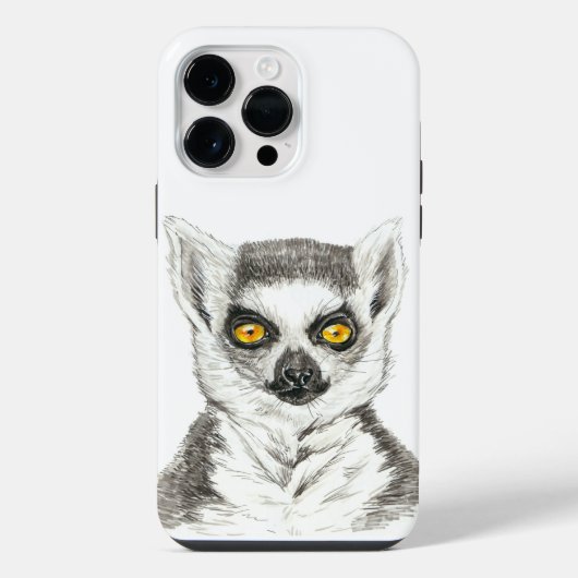 Lemur iPhone Hoesje (Achterkant)