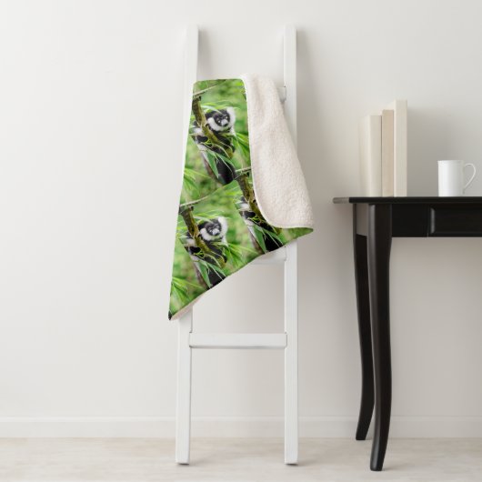 Lemur Jubileum Verjaardagsfeest Destiny's Sherpa Deken (In situ)