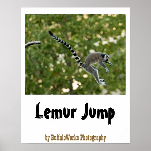 Lemur Jump Poster (Voorkant)