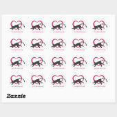 Lemur Love Classic Logo sticker (Vel)
