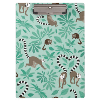 Lemur love mint leaves klembord