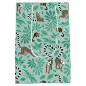 Lemur love mint leaves medium cadeauzakje (Achterkant)