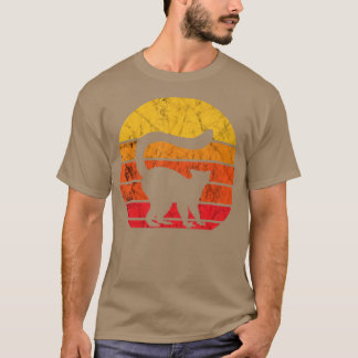 Lemur Lover Retro  Sunset Lemur Monkey T-shirt