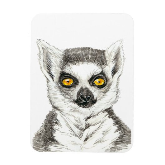 Lemur Magneet (Verticaal)