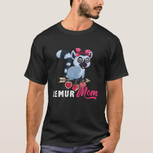 Lemur mama Happy Moederdag Matching Proud mama T-shirt