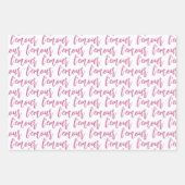 Lemur met Tulips Romantic Love Funny French Pun Inpakpapier Vel (Voorkant 3)