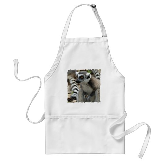 Lemur Monkey Apron Standaard Schort (Voorkant)