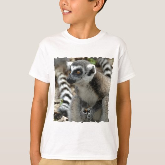 Lemur Monkey Kind T-Shirt (Voorkant)