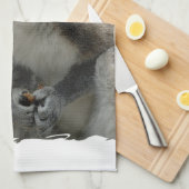 Lemur Monkey Kitchen Towel Theedoek (Quarter Fold)
